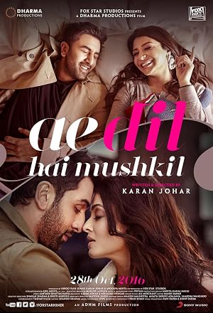 Ae Dil Hai Mushkil (2016) DVDRip 720p [1.2 GB]