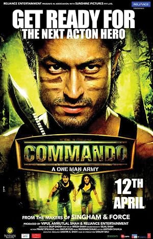 Commando (2013) Hindi 720p Bluray Hevc [450MB]
