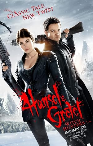 Hansel & Gretel Witch Hunters 2013 Hindi Dual Audio BRRip 720p [800MB] Download