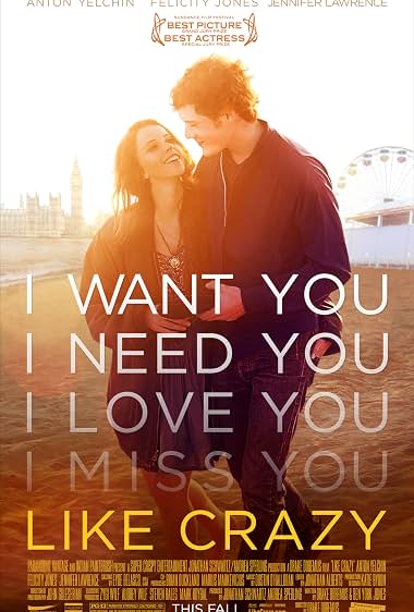 Like Crazy (2011) 100mb Hindi Dual Audio movie Hevc BRRip Download
