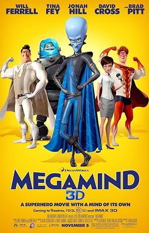 Megamind (2010) Hindi Dual Audio 480p BluRay 300MB