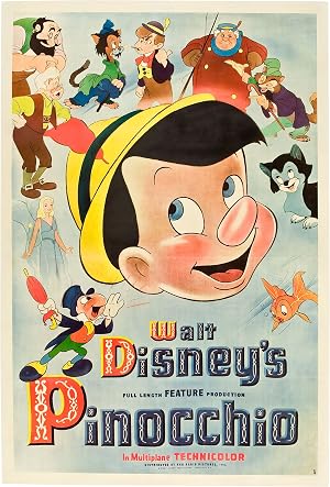 Pinocchio (1940) Hindi Dual Audio 720p BluRay [800MB]