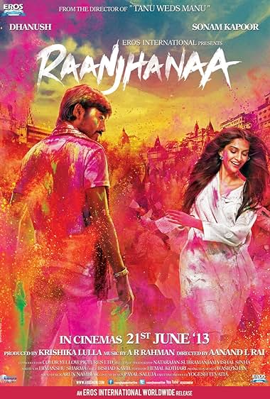 Raanjhanaa (2013) Hindi Dubbed 480p HDRip 450MB