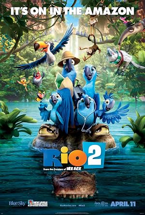 Rio 2 (2014) 100mb Hindi Dual Audio movie Hevc BRRip Download
