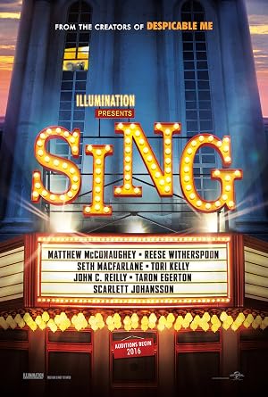 Sing 2016 300MB Hindi Dubbed Bluray Download