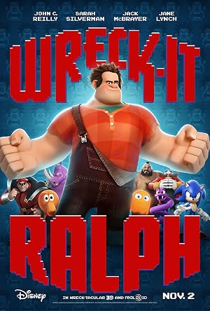 Wreck It Ralph (2012) Hindi Dubbed Bluray 480p [300MB]